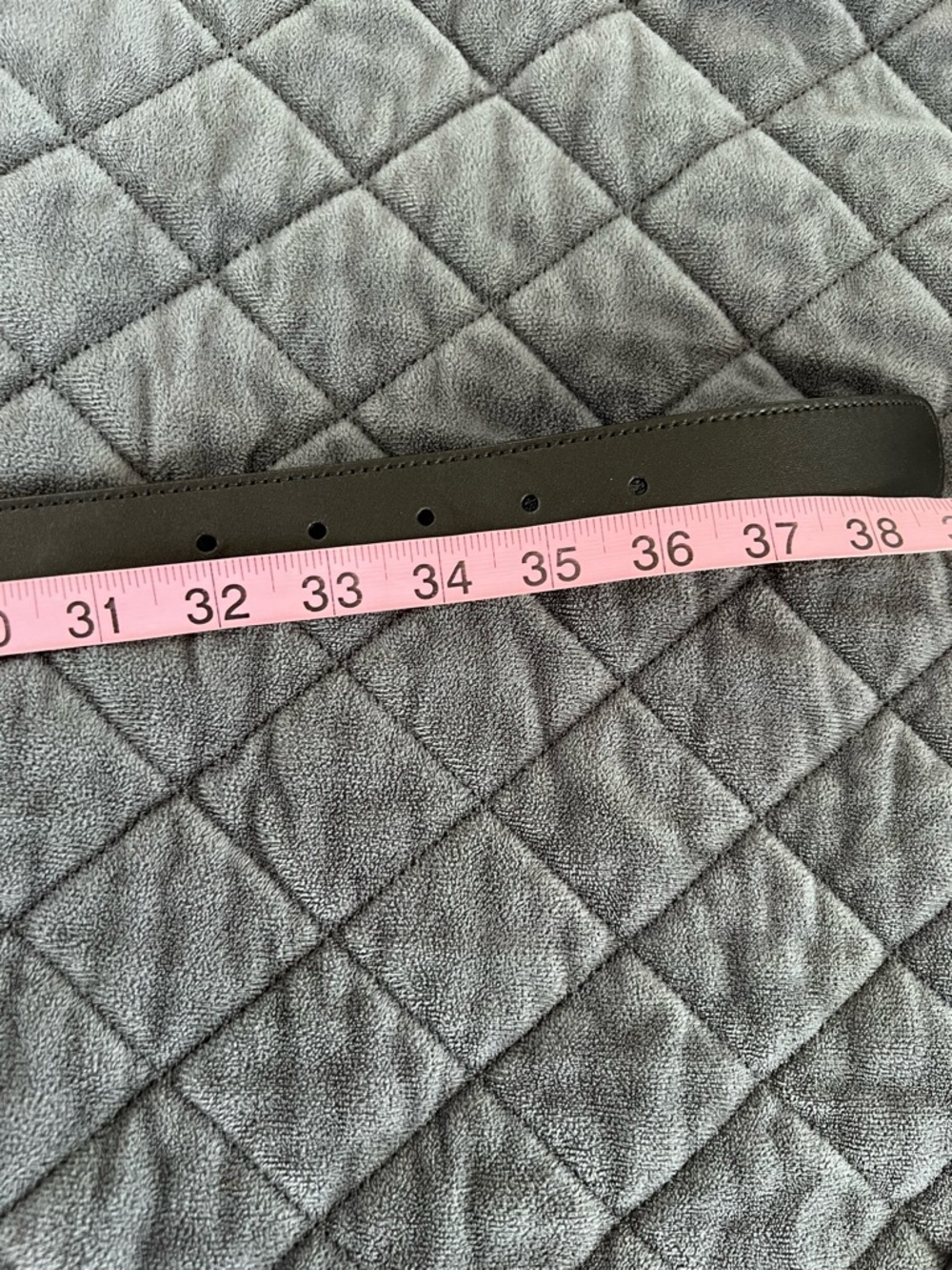 Gucci GG monogram belt black gold 32” - 36” small medium - Picture 6 of 9